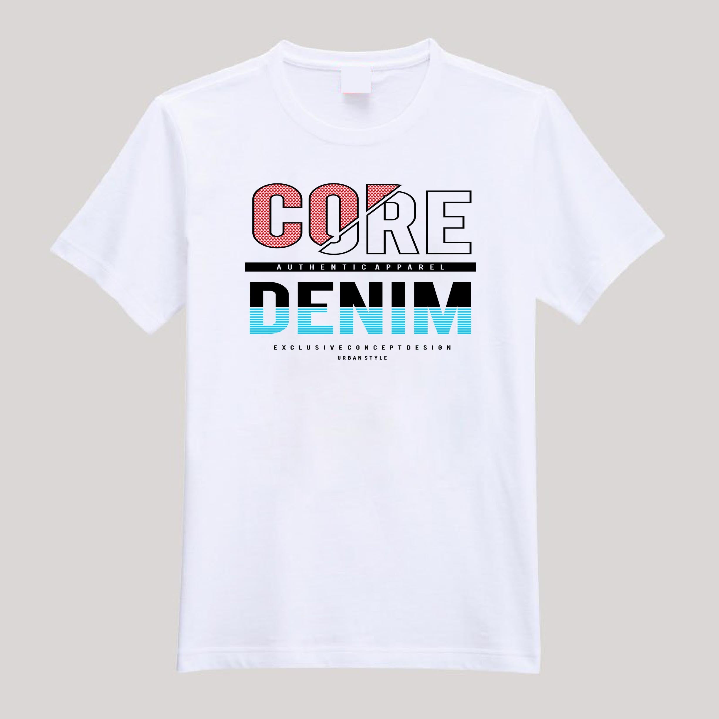 T-Shirt For Men or Women Core Denim Authentic Beautiful HD Print T Shirt