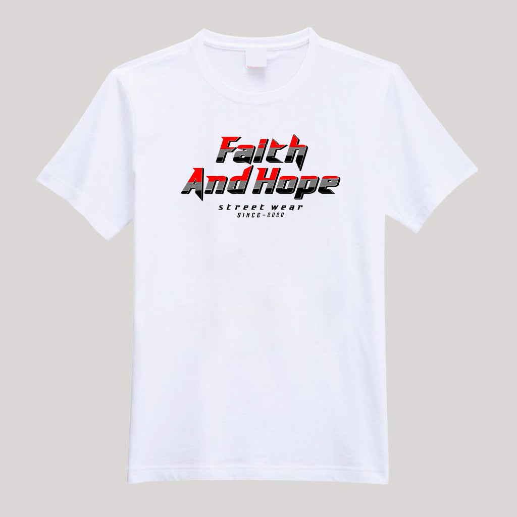 T-Shirt For Men or Women Faith & Hope Beautiful HD Print T Shirt