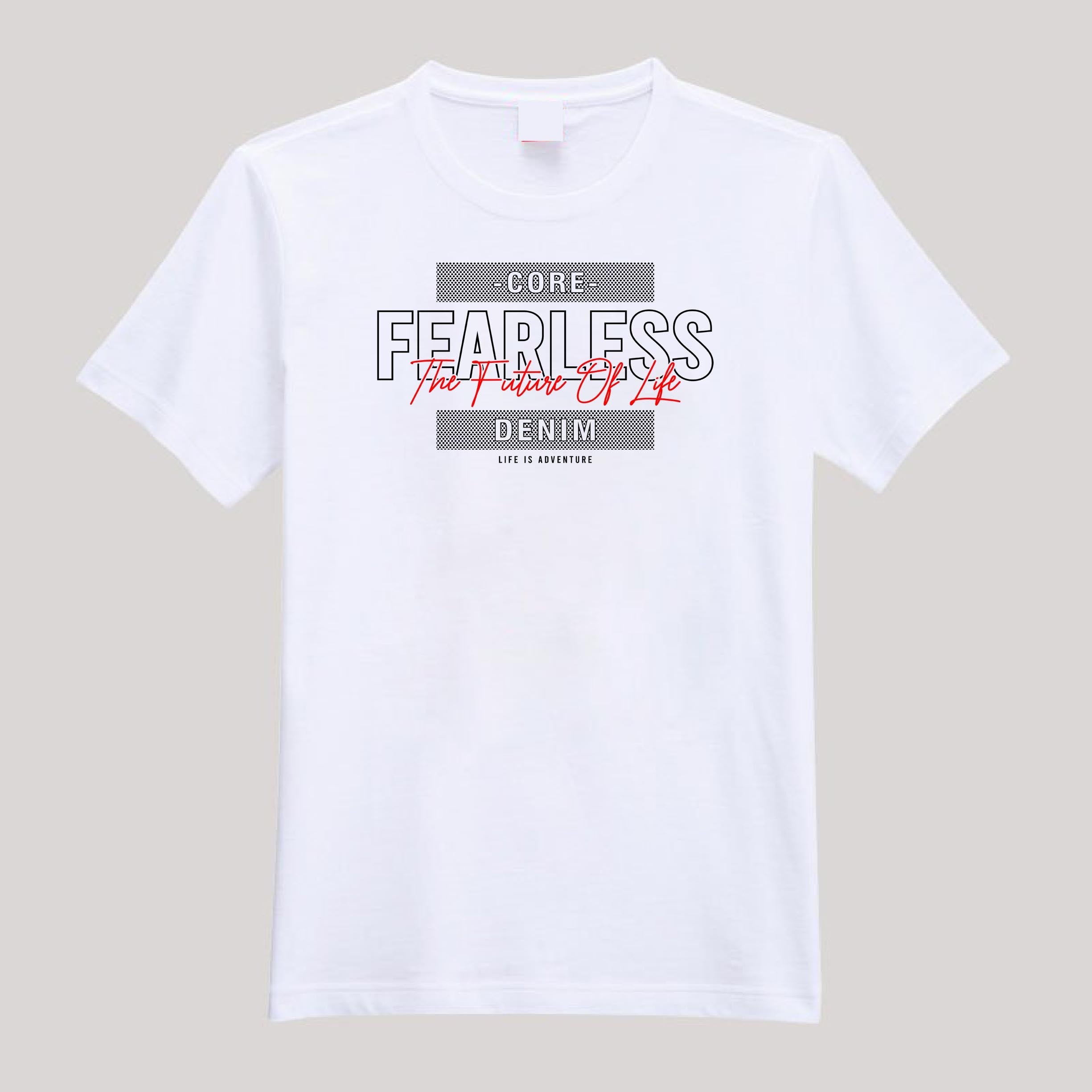 T-Shirt For Men or Women Fearless  Beautiful HD Print T Shirt