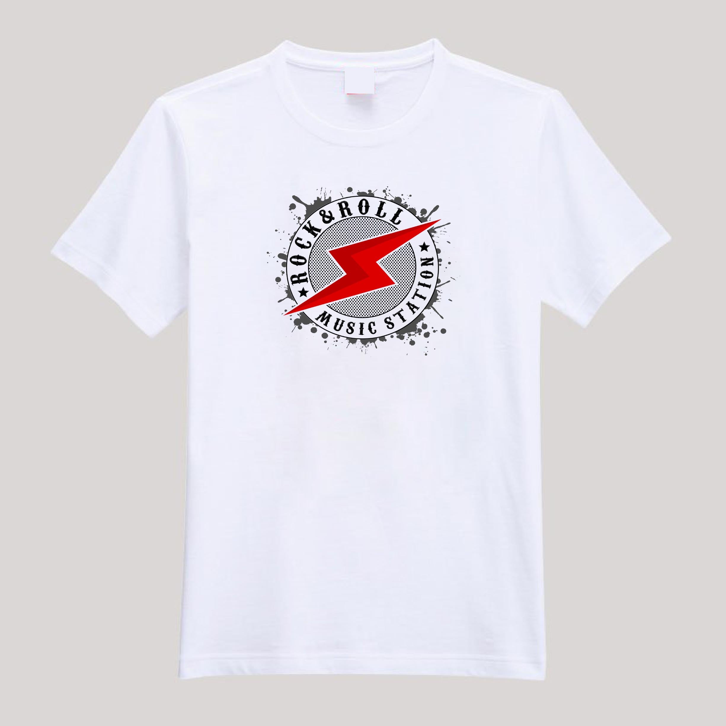 T-Shirt For Men or Women Rock & Roll Music Beautiful HD Print T Shirt